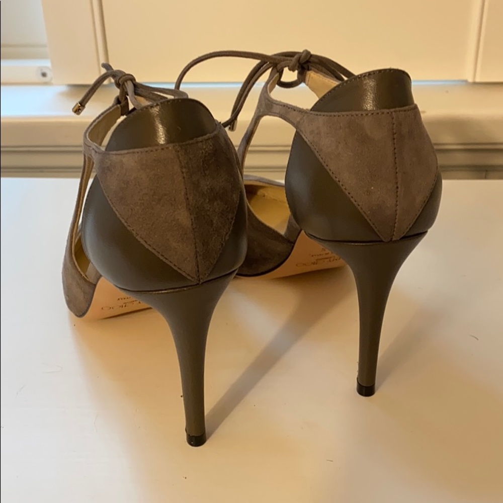 Jimmy Choo Mary Jane heels in suede - Picture 4 of 7